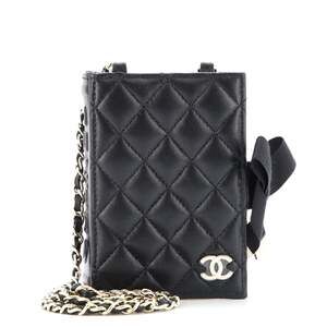 Chanel Cc Book Card Holder With Chain #206576C22B